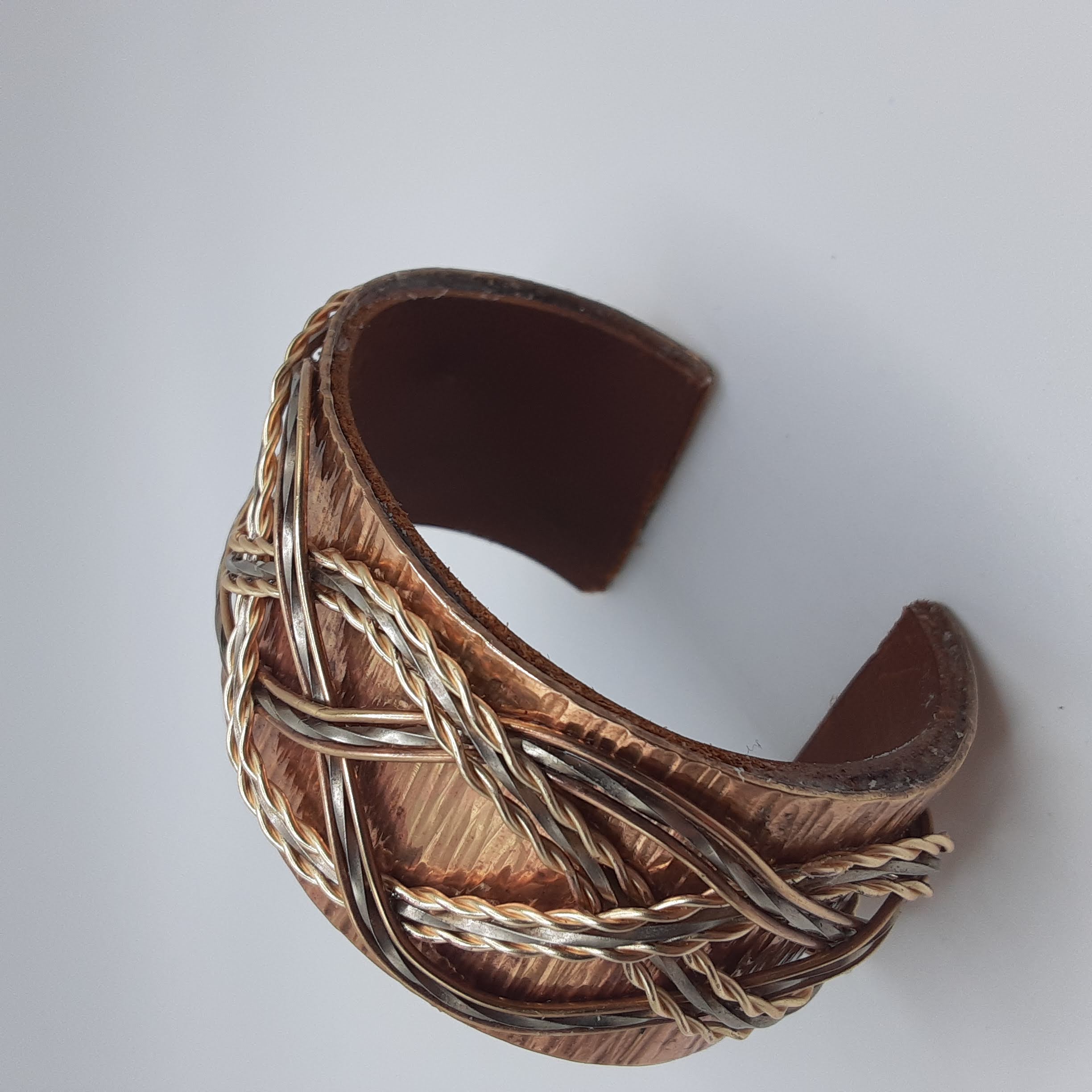 Official Buddhist bracelet  Copper Braid  Baan